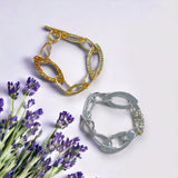 Pulsera Oval Lavanda